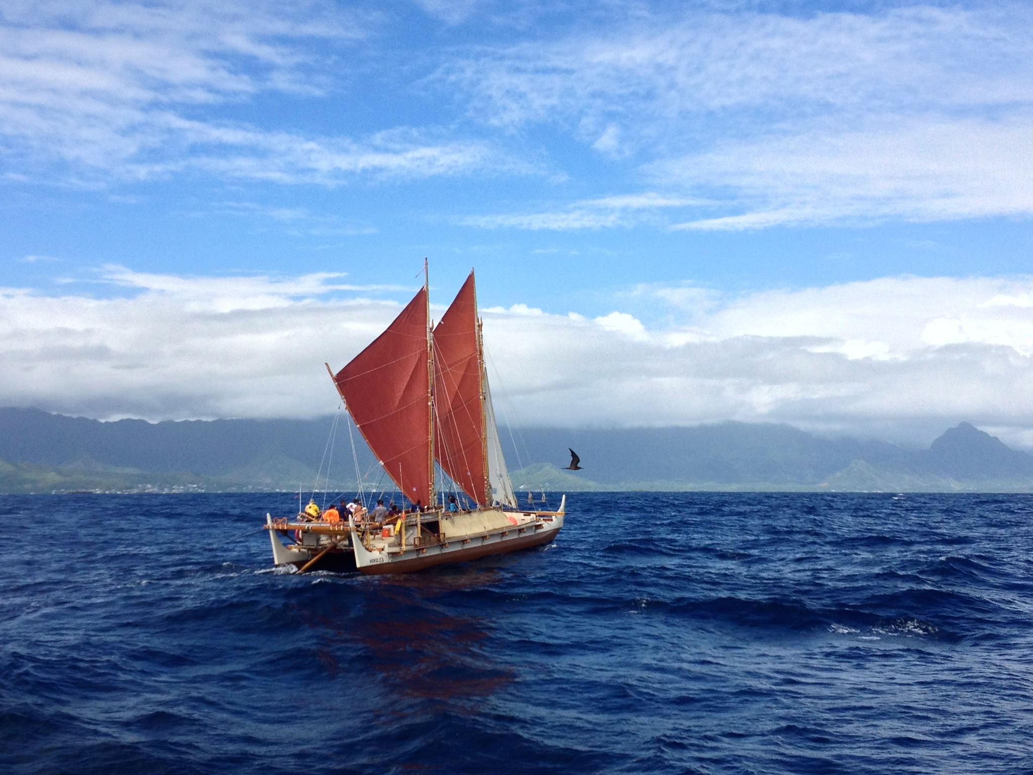 Indianz.Com &gt; Native Hawaiian canoe circles globe in climate change 