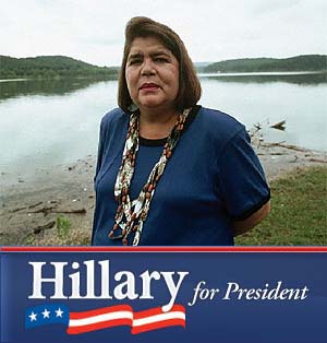 Wilma Mankiller endorses Hillary Rodham Clinton for president