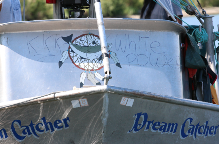 Colville Tribes report vandalism of boat with racist messages