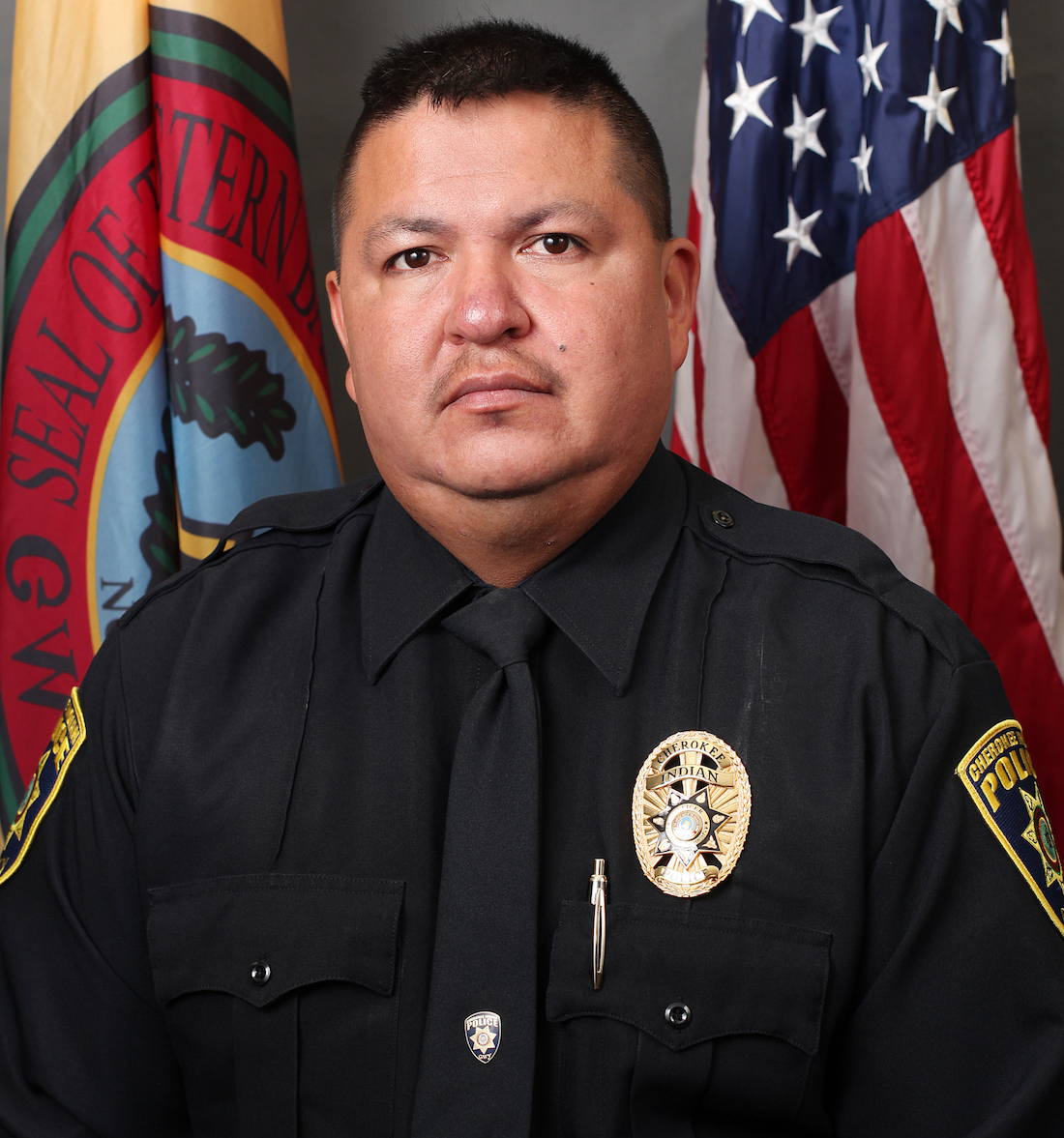 Eastern Cherokee police officer Anthony Lossiah is laid to rest