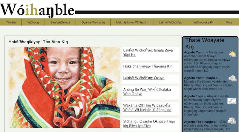 Lakota Country Times: Website helps keep Lakota language alive