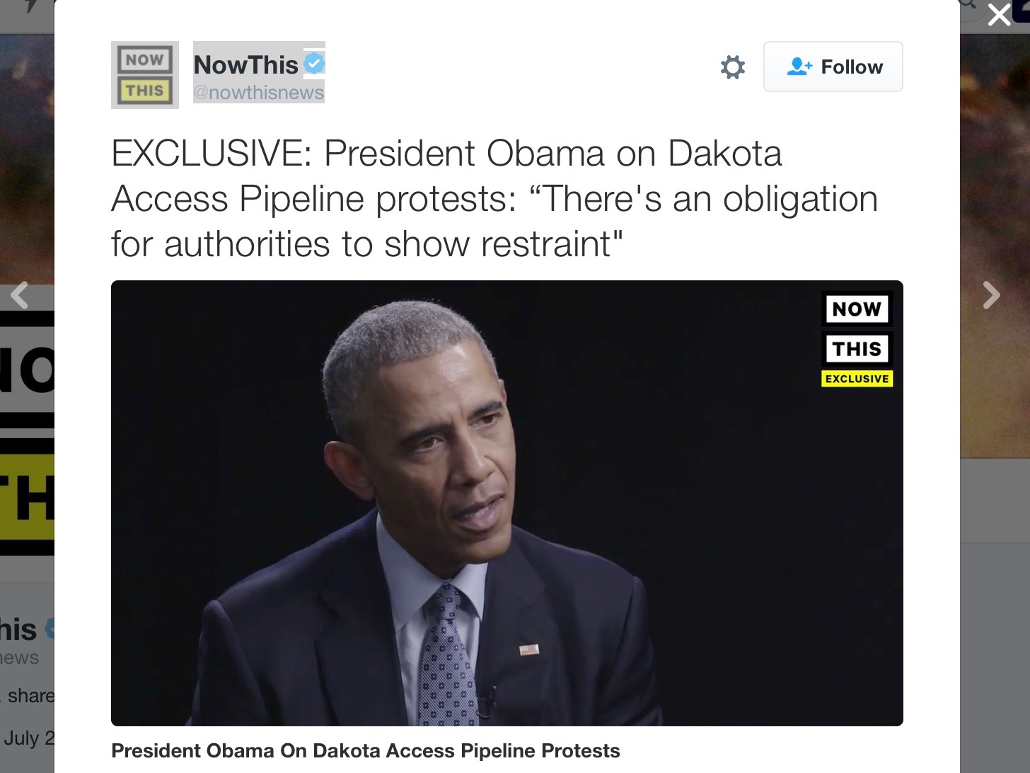 President Obama hints at delay in Dakota Access Pipeline easement
