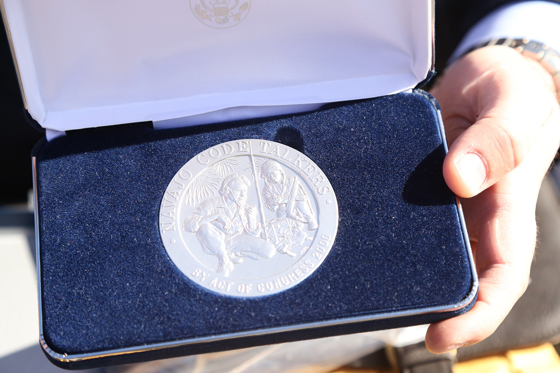 Family of Navajo war hero finally presented with Congressional medal
