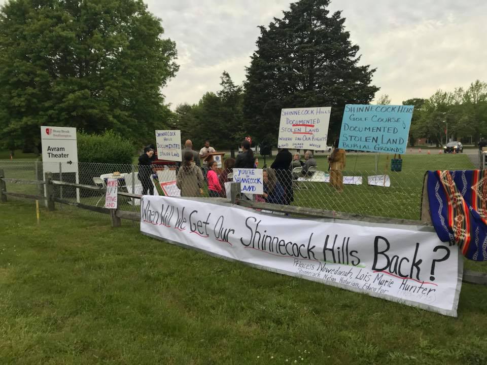 Shinnecock Nation finalizes deal for golf tournament as protests begin