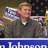 WEEK IN REVIEW: Sen. Tim Johnson (D-S.D.) re-elected with help of Indian Country. November 6, 2002. Photo  AP.