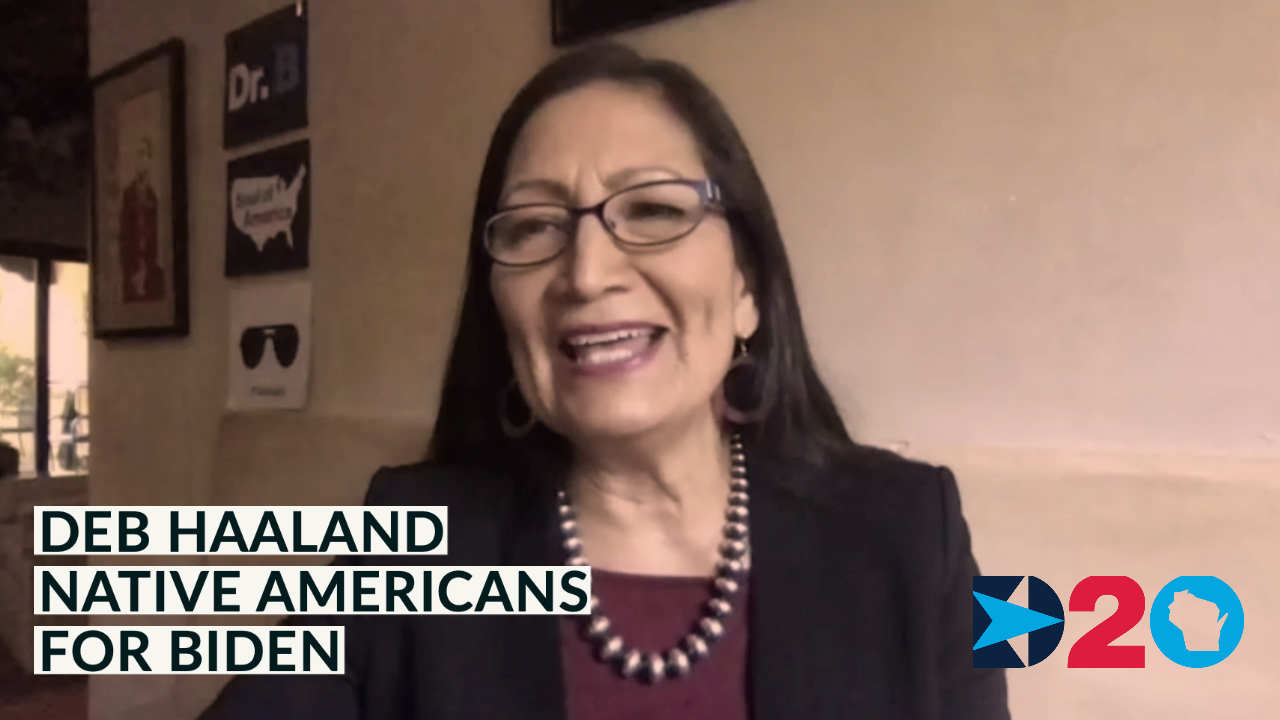 Rep. Deb Haaland | Native Americans for Biden | Democratic National Convention