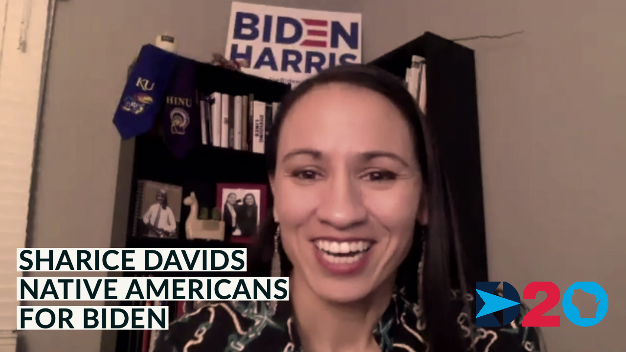 Rep. Sharice Davids | Native Americans for Biden | Democratic National Convention